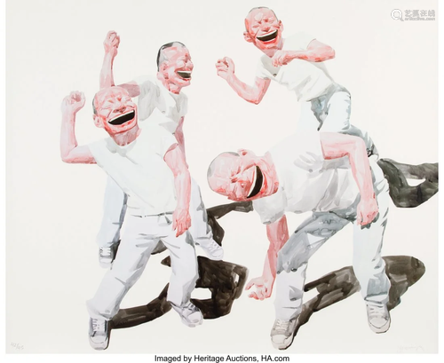 40089: Yue Minjun (b. 1962) Smile-ism No. 2, 2006 Litho