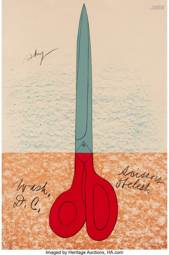 40057: Claes Oldenburg (b. 1929) Scissors as Monument,