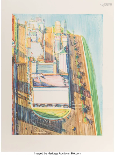 40077: Wayne Thiebaud (b. 1920) Untitled (City Views),