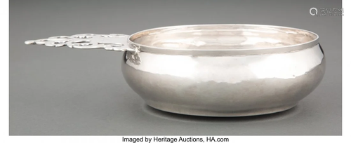 27114: A Samuel Minott Coin Silver Porringer, Boston, M