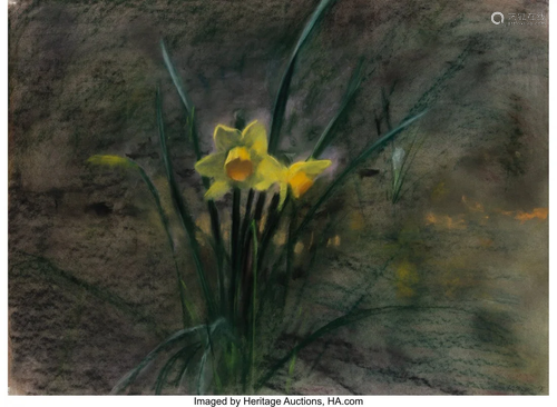 27158: Michael Mazur (American, b. 1935) Daffodils, 197