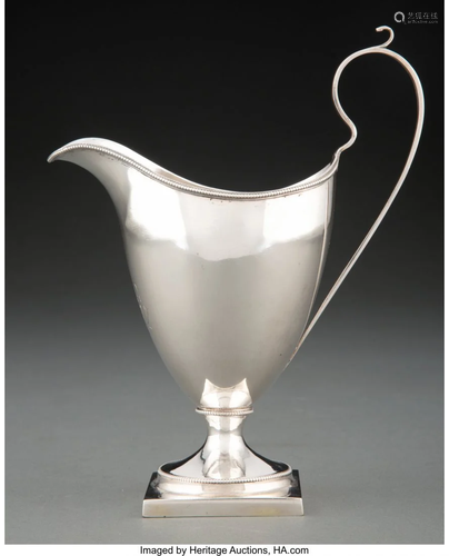 27119: A Daniel Dupuy Coin Silver Creamer, Philadelphia