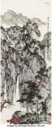 78220: Liang Boyu (Chinese, 1903-1978) Scholar and Land