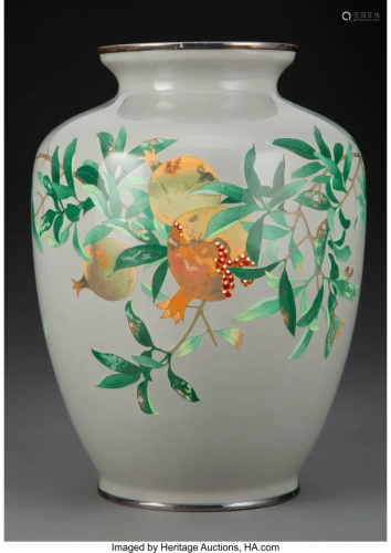 78270: A Japanese Cloisonné-Enamel Vase, Attribu