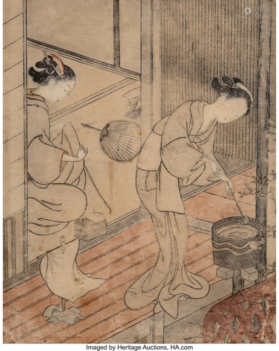 78314: Suzuki Harunobu (Japanese, 1724-1770) Eight Parl