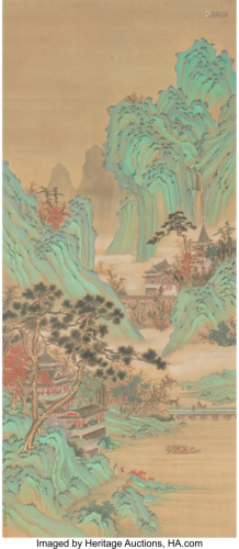 78202: After Yao Wenhan (Chinese, 18th Century) Mountai