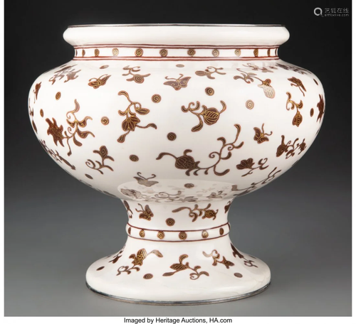 78280: A Japanese Cloisonné-Enamel Pedestal Vase