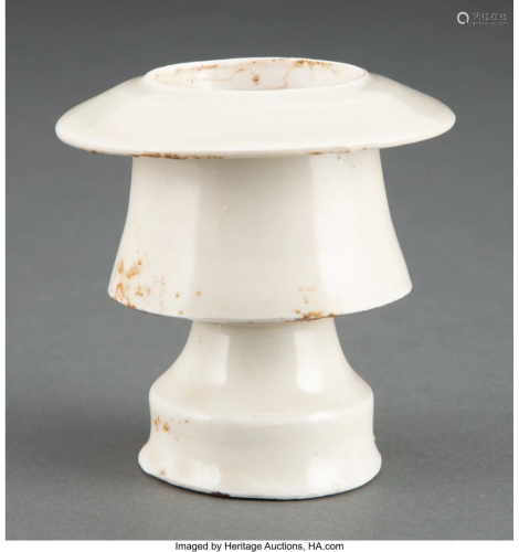 78089: A Chinese White Glazed Porcelain Censer, Norther