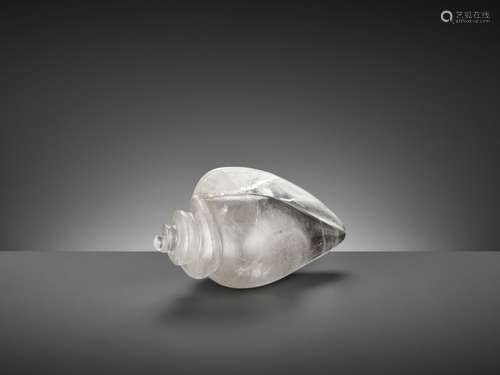 A ROCK CRYSTAL CONCH SHELL, 17TH-18TH CENTURY