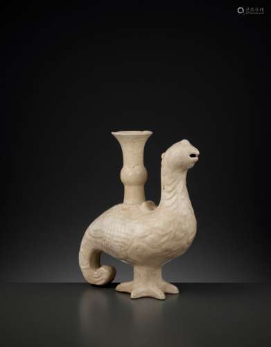 A WHITE-GLAZED ‘PHOENIX’ INCENSE HOLDER, LIAO TO YUAN DYNASTY