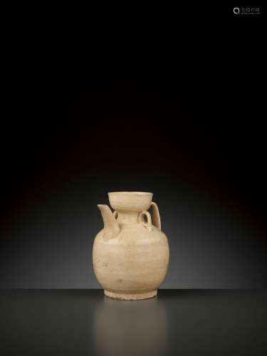 AN IVORY-GLAZED EWER, FIVE DYNASTIES TO SONG DYNASTY