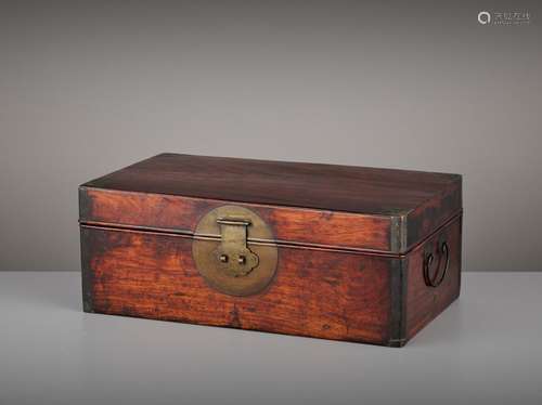 A HUANGHUALI DOCUMENT BOX, XIANG, QING DYNASTY