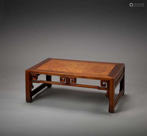 A HUANGHUALI LOW TABLE, KANGZHUO, QING DYNASTY