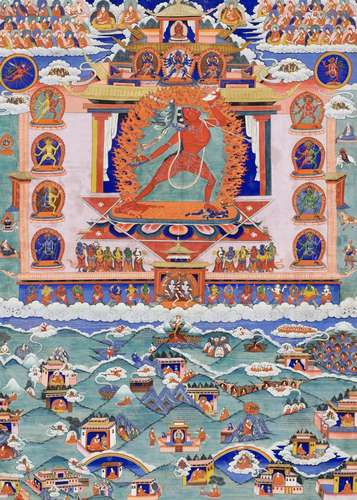 A THANGKA OF VAJRAYOGINI, 19TH CENTURY