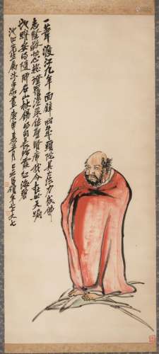 ‘BODHIDHARMA’, BY WU CHANGSHUO (1844-1927)