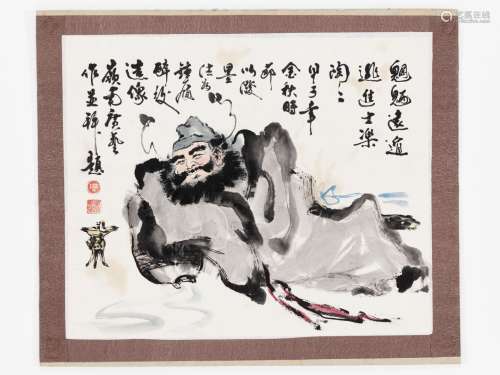 ‘ZHONG KUI’, BY AN ANONYMOUS ARTIST, DATED 1924