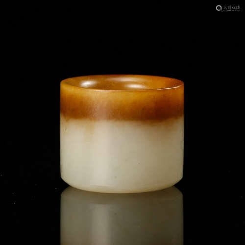 Chinese Celadon Jade Thumb Ring