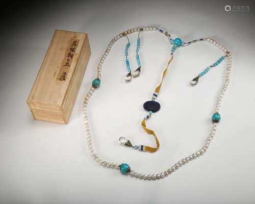 Chinese Pearl 108 Court Bead Necklace