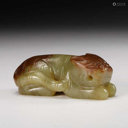 Chinese Yellow Jade Tiger