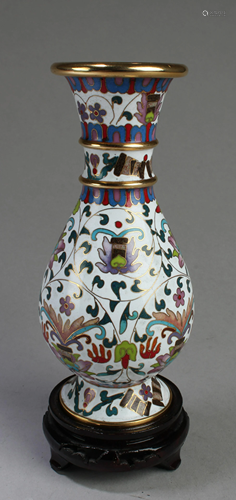 Chinese Cloisonne Vase