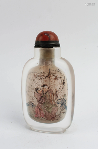 Chinese Peking Glass Snuff Bottle