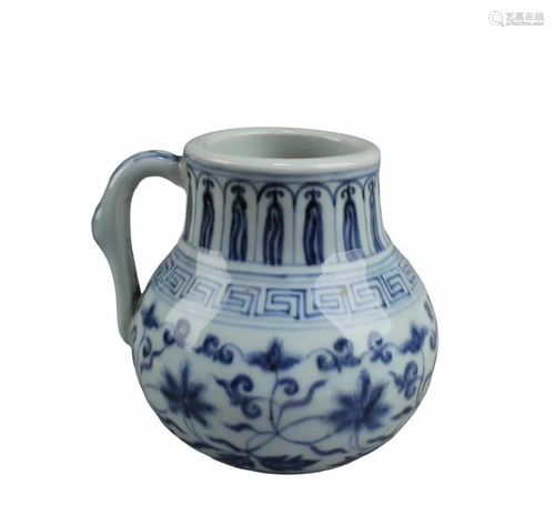 Chinese Blue & White Ewer