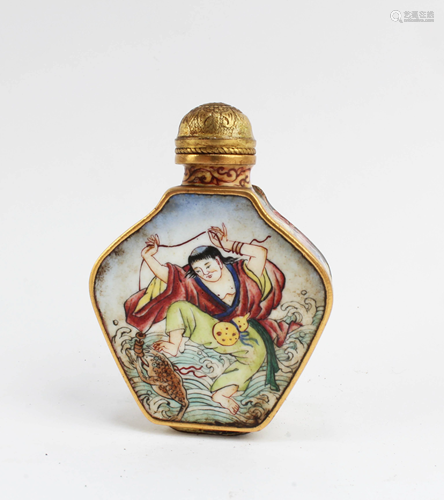 Chinese Enamel Snuff Bottle