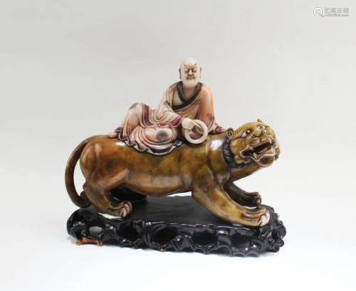 Chinese Carved Soapstone Figurine
