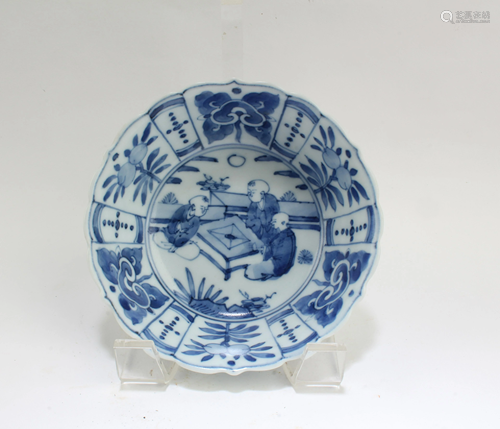 Chinese Blue & White Round Bowl