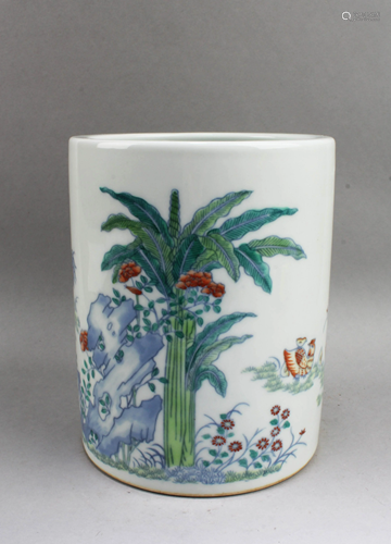 Chinese Porcelain Brushpot