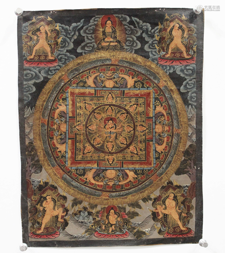 A Tibetan Thangka