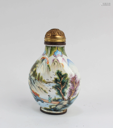 Chinese Enamel Snuff Bottle