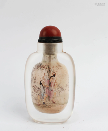 Chinese Peking Glass Snuff Bottle