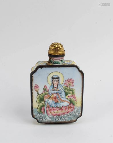 Chinese Enamel Snuff Bottle