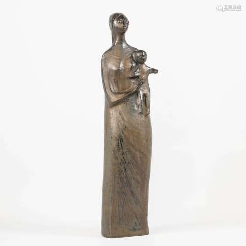 Elie VAN DAMME (1928) Rogier Vandeweghe, voor Amphora, Madonna met kind.