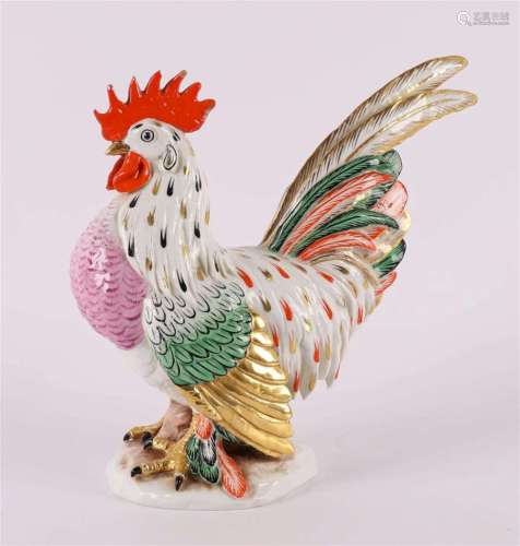 瓷器公鸡，英国。标识：带锚，切尔西，高21.5厘米。