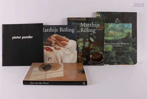 很多艺术书籍，包括Matthijs Röling, Jan van der Kooi en Pieter Pander, tot.5x.