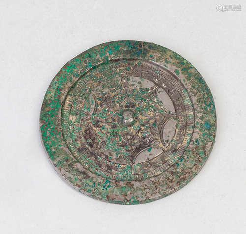 Chinese Tang Type Bronze Mirror