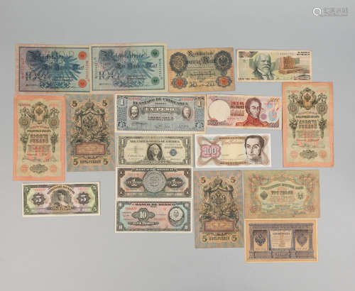 Collection of World Banknotes