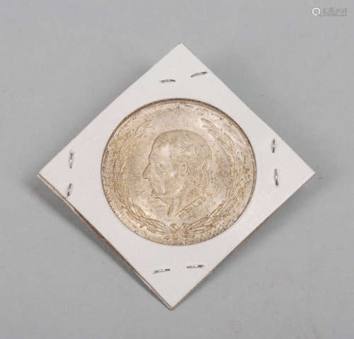 Fine 1953 Mexican Pesos Silver Coin
