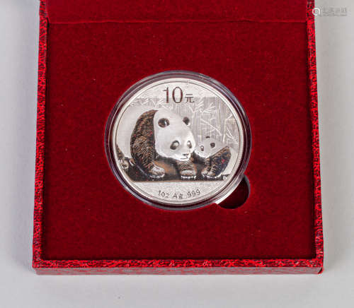 Chinese 1oz Silver Panda Coin, 2011