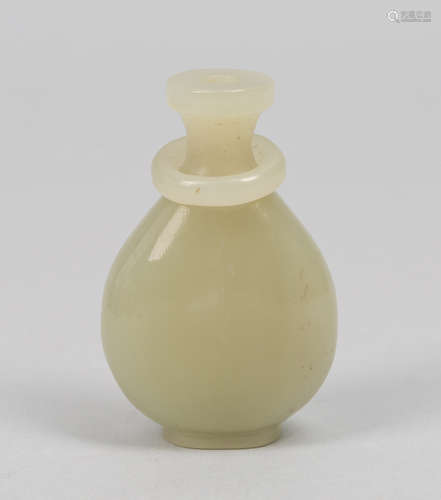 Important Chinese Jade Carved Snuff Bottle