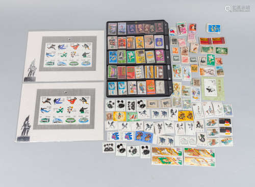 Set Chinese Stamps Collection