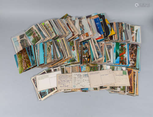 Large Groups Antique/Vintage Postcard Stamps