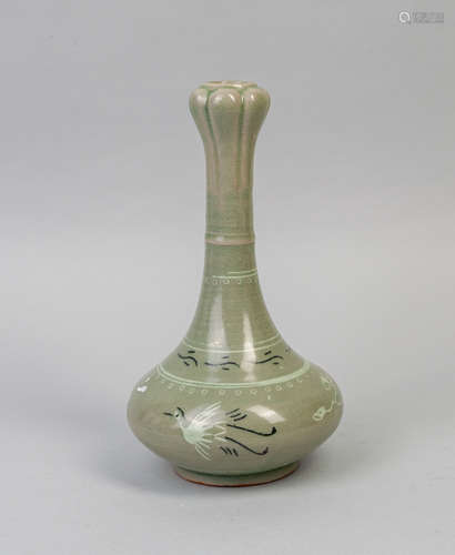 Korean Celadon Glazed Porcelain Vase