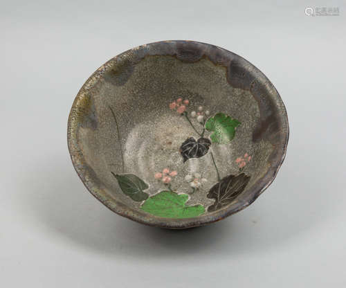 20th Korean Old Glazed Pottery Bowl