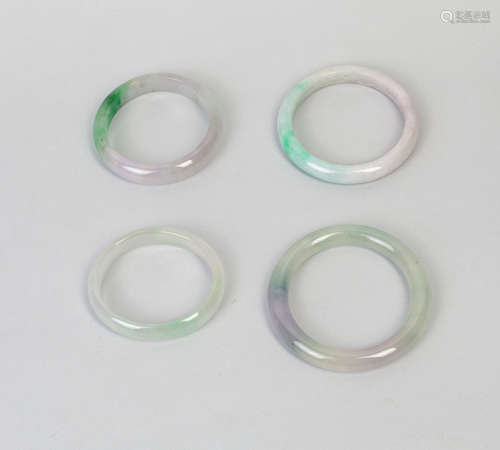 Sets Chinese Jade Jadeite Stone Bangles