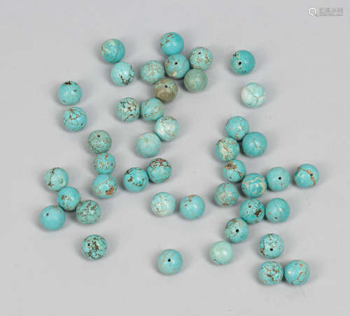 Group of AZ Turquoise Beads