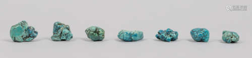 Sets Large Size AZ Turquoise Gem Stones