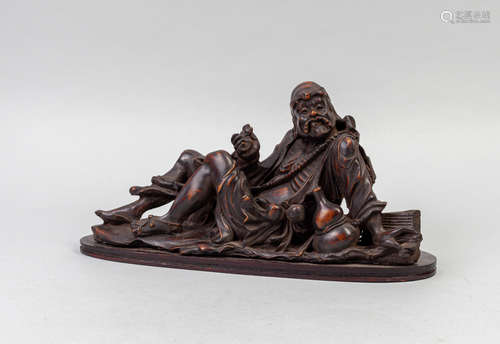 Chinese Table Sculpture of Luohan